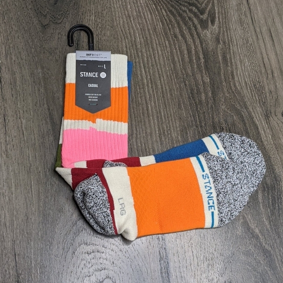 infiknit Other - NEW Infiknit Stance Casual socks Men L 9-13